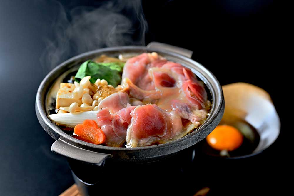 純系名古屋コーチン鶏すき鍋
